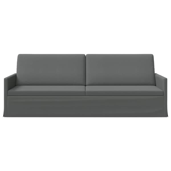 3-sitssoffa Mörkgrå 220 x 81 x 82 cm Tyg