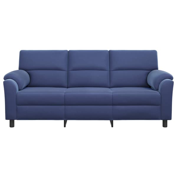 Soffa Polisblå 214 x 85 x 93 cm Sammet