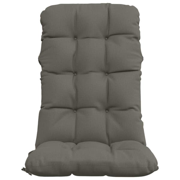 4-delade Höga Ryggstolsdynor VIANEN 4 st 100% Polyester Grå