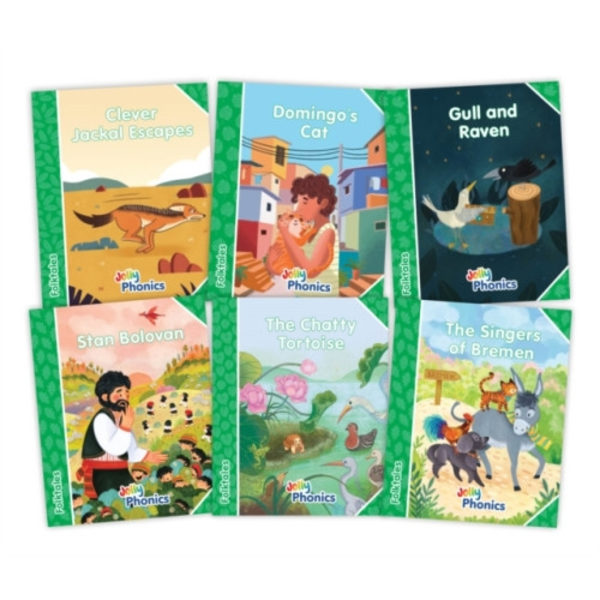 Jolly Phonics Folktales Green Readers (Level 3) Complete Set (1-6) (häftad, eng)