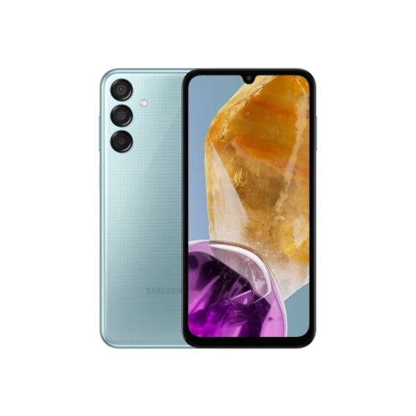 Samsung Galaxy M15 - blå - 5G pekskärmsmobil - 128 GB - GSM Ljusblå