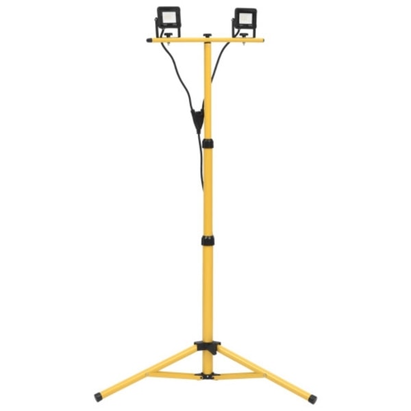 Strålkastare med stativ 2x10 W LED kallvit