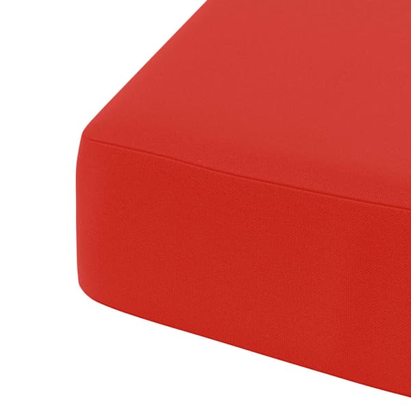 1-delad Sittkudde SOEST 100% Polyester Röd 45 x 45 x 7 cm