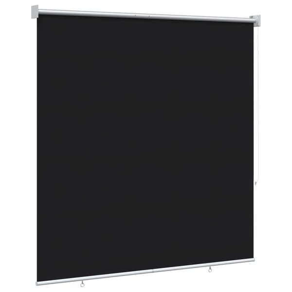 Rullgardin UV-skydd Svart 140 x 140 cm Polyester