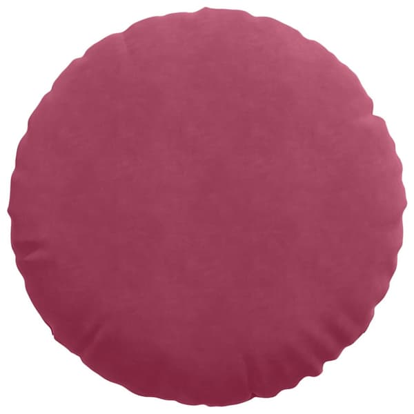 Sittkuddar 2 pcs Vinröd Ø 80 x 29 cm Sammet
