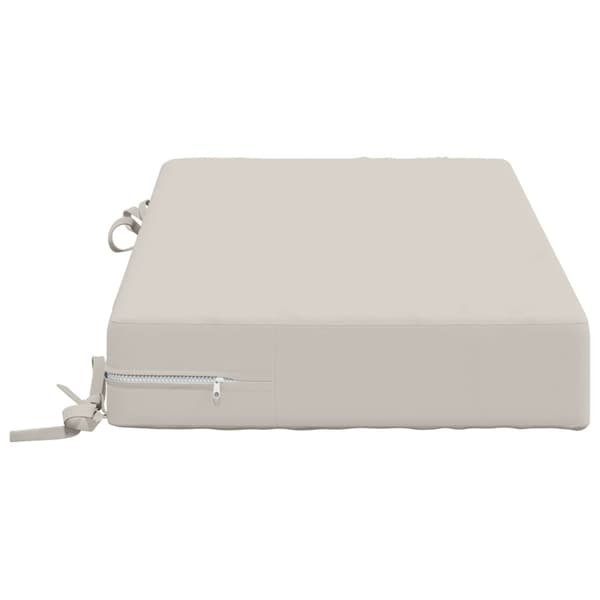 Sittkudde SOEST 100% Polyester Vit 70 x 40 x 10 cm