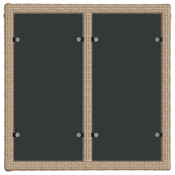 Trädgårdsoffset 7 st Beige konstrotting