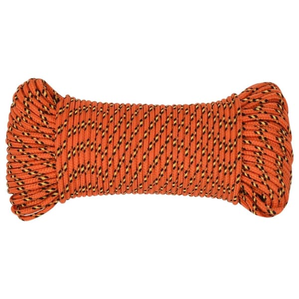 Båtlina orange 3 mm 50 m polypropen