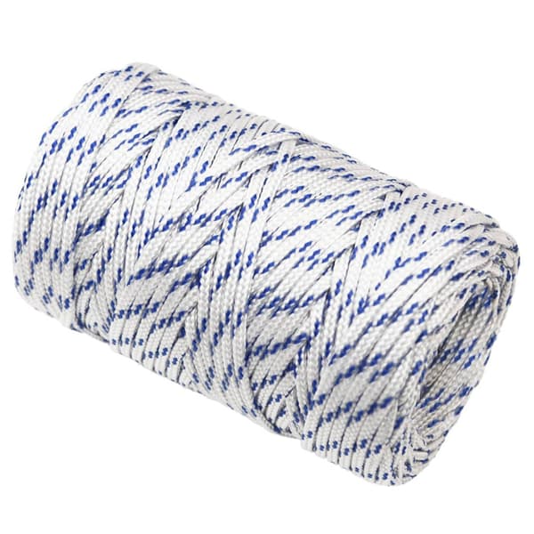 Båtlina vit 2 mm 50 m polypropylen