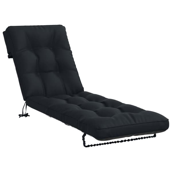 Solstol Kudde VIANEN 100% Polyester Mörkblå 200 x 60 x 8 cm