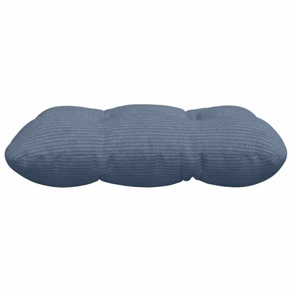 Sittkuddar 4 pcs Blå 45 x 45 cm Kordread tyg