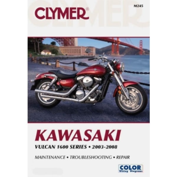 Kawasaki Vulcan 1600 Series Motorcycle (2003-2008) Service Repair Manual (häftad, eng)