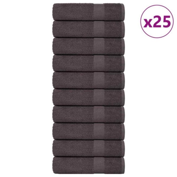 Badlakan 25 st antracit 100x150 cm 360 gsm 100% bomull