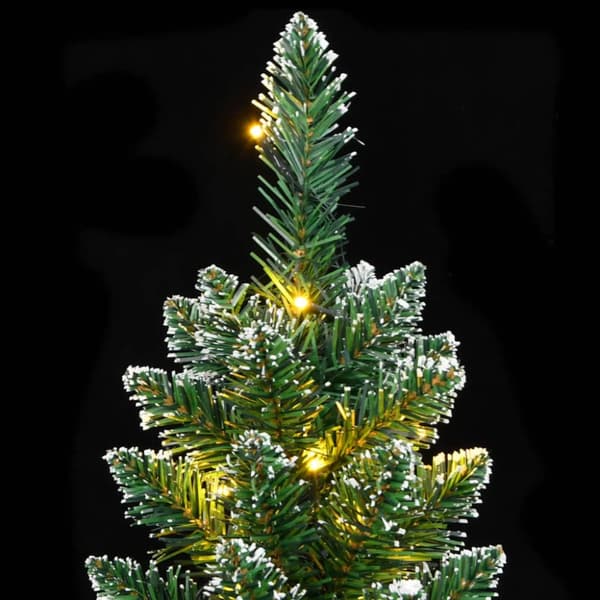 Plastgran smal 300 LEDs 210 cm