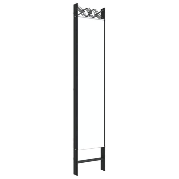 Rumsavdelare 6 paneler vit 240x200 cm tyg