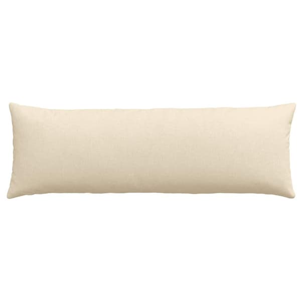 Sofakuddar 2 pcs Kräm 120 x 40 cm tyg