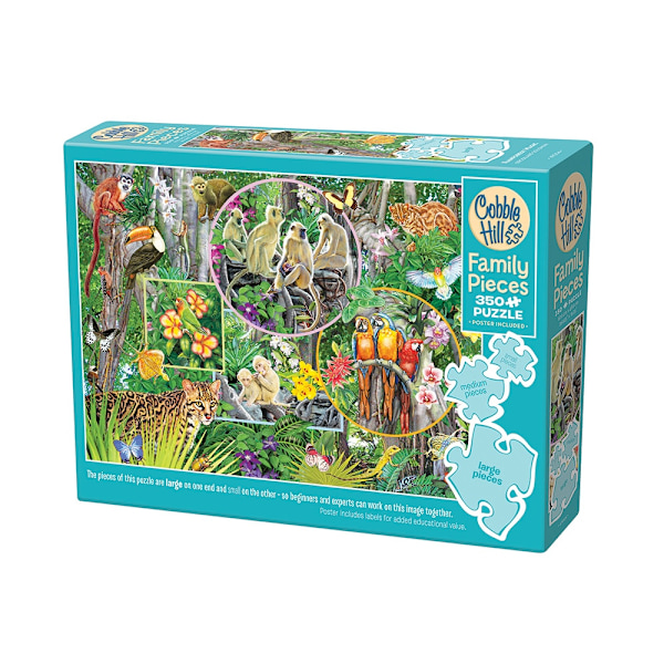 Rainforest Magic, Pussel, 350 bitar, Cobble Hill