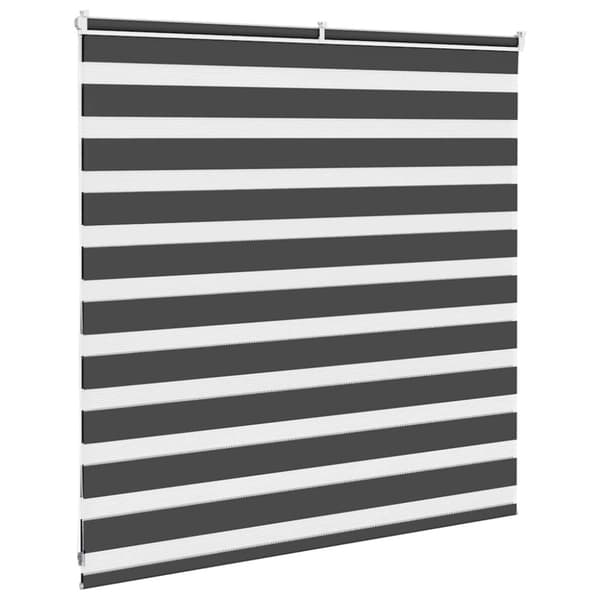 Zebra rullgardin svart 150x100 cm tyg bredd 145,9 cm polyester
