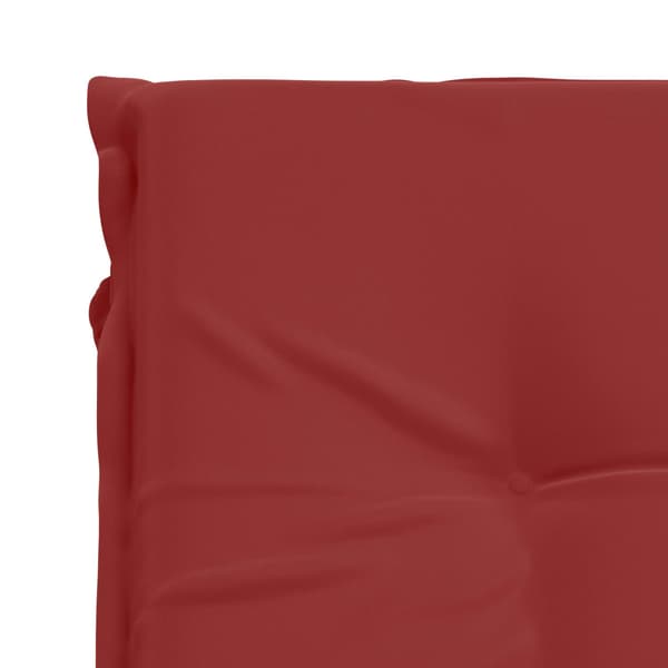 Solstol Kudde GEMERT 100% Polyester Vinröd 190 x 70 x 9 cm