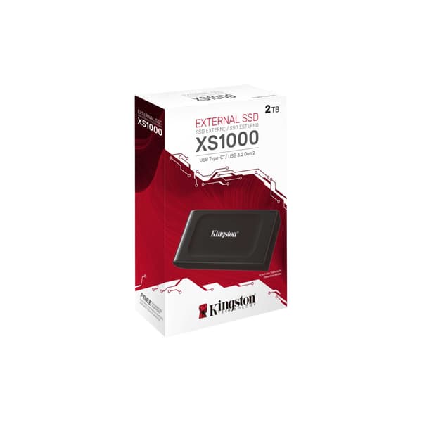 Kingston XS1000 - SSD - 2 TB - USB 3.2 Gen 2