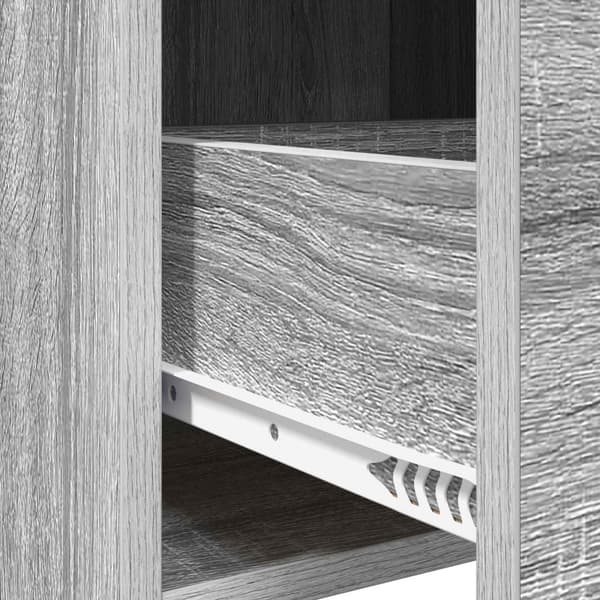 Sideboard Grå Sonoma 75 x 36 x 80 cm Konstruerat trä