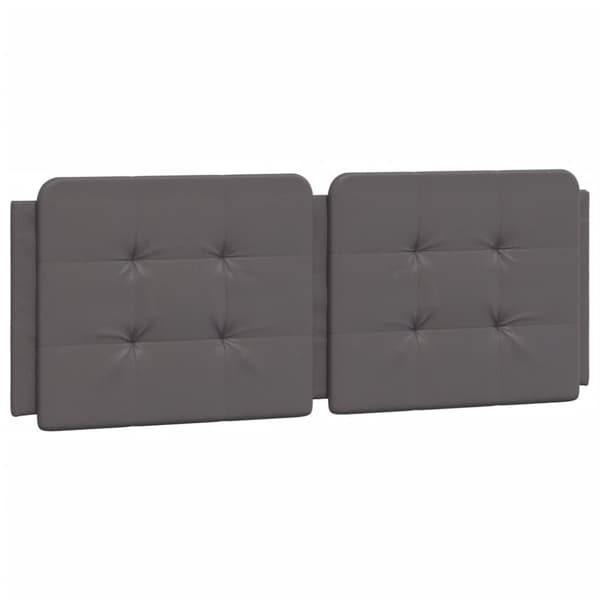 Bed Frame with LED without Mattress "Zadar" Grey 120x200 cm