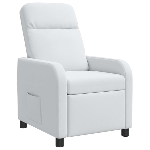 Recliner Vit Tyg