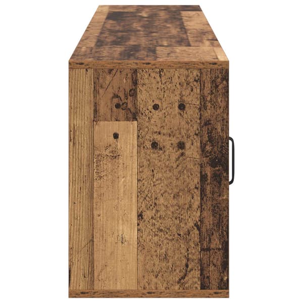 Elektrisk eldstad Gammalt trä 155 x 30 x 44 cm Konstruerat trä