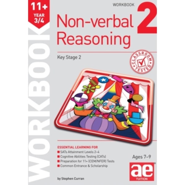 11+ Non-Verbal Reasoning Year 3/4 Workbook 2 (häftad, eng)