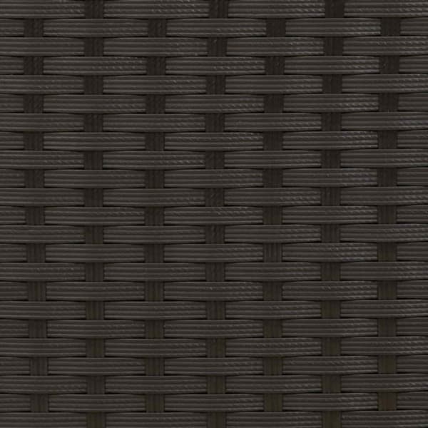 Soffset 7 pcs Svart Poly Rattan och stål