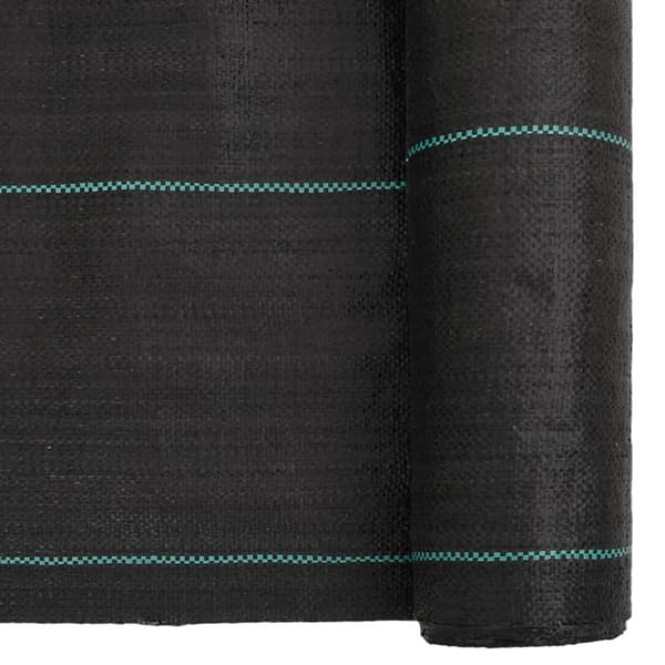 Ogräsmatta svart 1,5x10 m PP