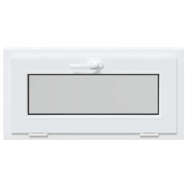 Källarfönster RISOR 80 x 40 cm PVC och glas Vit