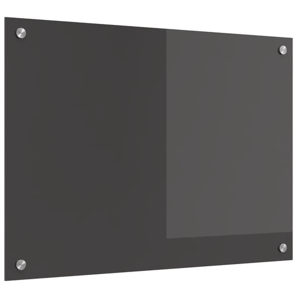 Köksskydd Mörkgrå 70 x 50 cm härdat glas
