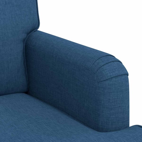Soffa Blå 84 x 80 x 85 cm tyg