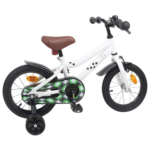 Barncykel 12 Tum för 2-4 åringar Vit
