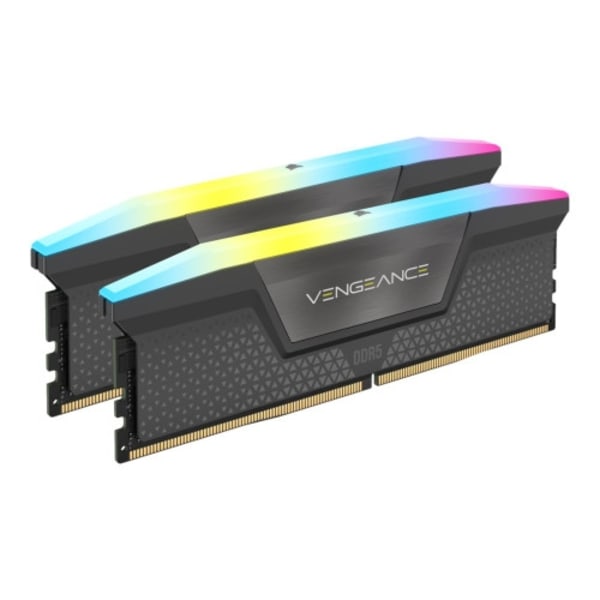 CORSAIR Vengeance RGB - DDR5 - sats - 32 GB: 2 x 16 GB - DIMM 288-pin / PC5-48000