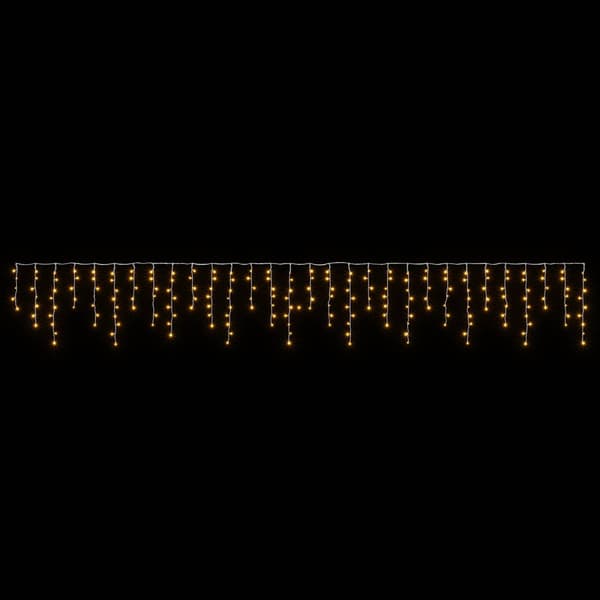 Ljusgardin 798 LED-lampor Varmvit 2000 x 72 cm