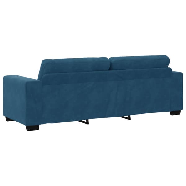 Soffset 3 pcs Blå 221 x 80 x 80 cm Sammet