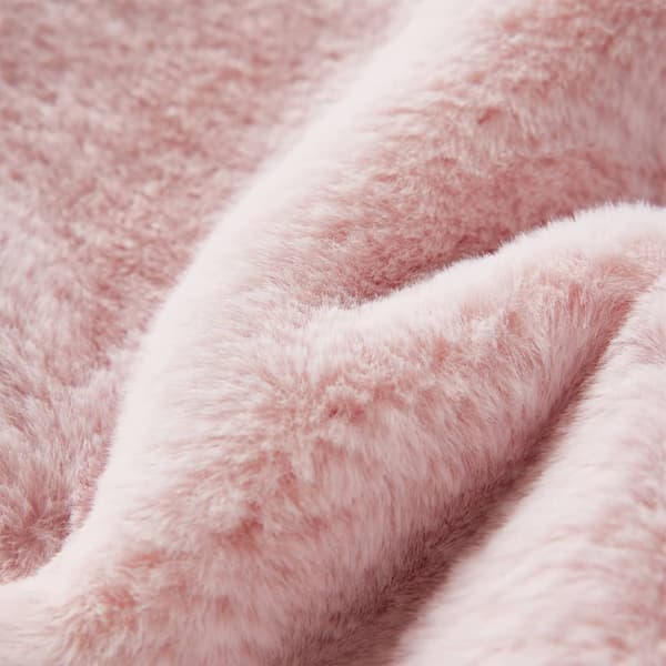 Jacka för barn konstpäls rosa 104