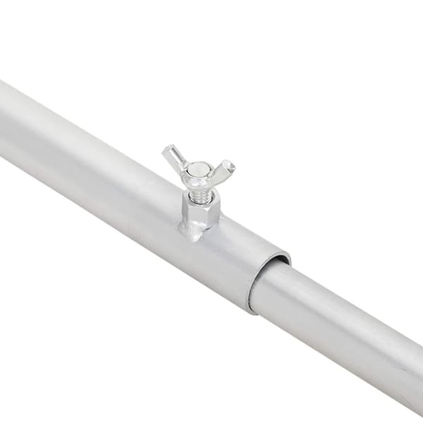 Tarpaulinbracket för släp Silver 136-218 cm