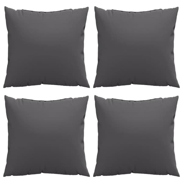 Soffkuddar 4 st antracit 40x40 cm tyg