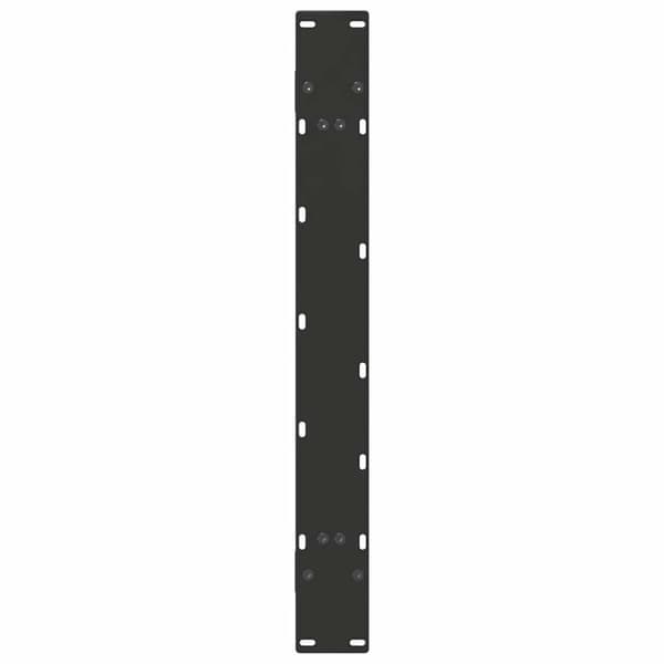 Matbordsben A-formade 2 st svarta 100x(72-73) cm stål