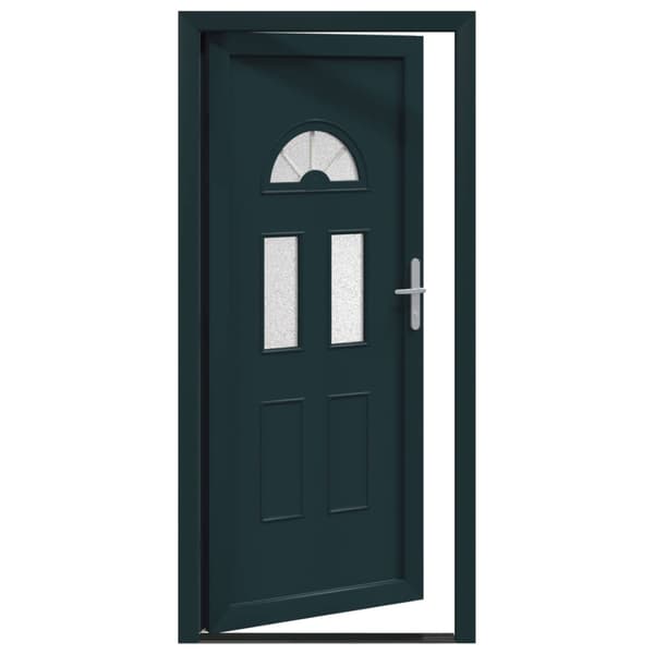 Framdörr 98 x 198 cm PVC Antracit