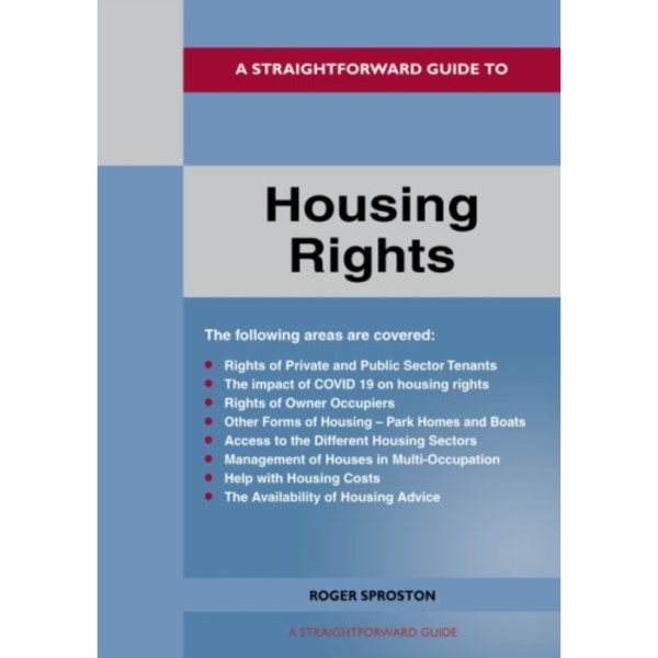 A Straightforward Guide to Housing Rights (häftad, eng)