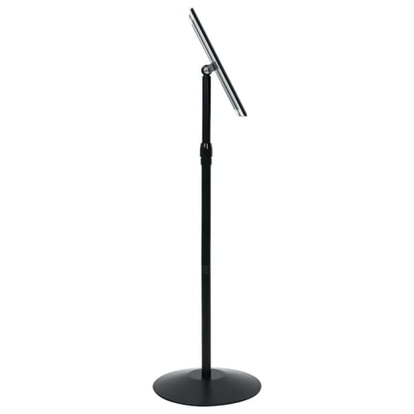 Pedestal affischställ Silver a4 PVC och stål