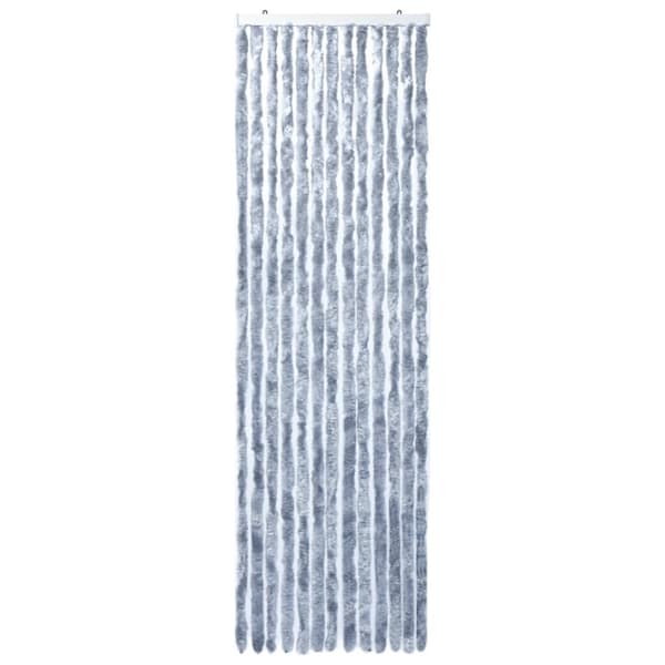 Insektsdraperi silver 90x200 cm chenille