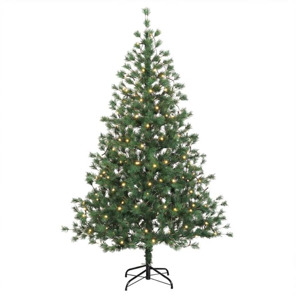 Plast Hingad Julgran 210 cm 300 LED-lampor Varmvit