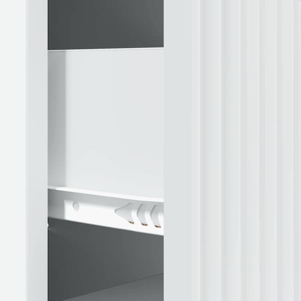 Lådans skåp Vit 33 x 34,5 x 89,5 cm Konstruerat trä