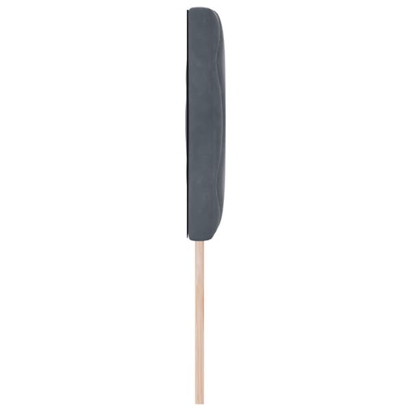 Huvudgavel Mörkgrå 144 cm Sammet