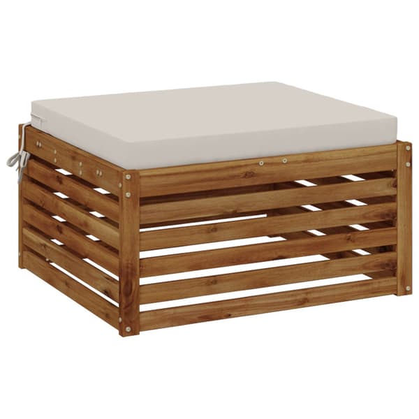 1-delad Sittdyna SOEST 100% Polyester Vit 80 x 80 x 7 cm